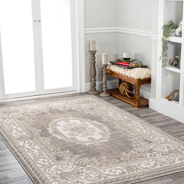 Rosalia Cottage Medallion Area Rug